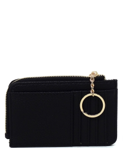 Fashion Card Holder Keychain Wallet AD003 BLACK